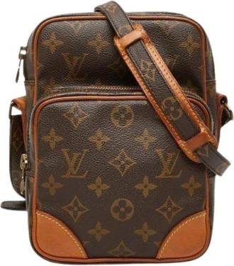 Louis Vuitton Pre-owned Vintage Schoudertas - Dames - Vintage Schoudertas - Bruin - ONE Size - Leer - Vintage