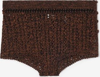 Burberry Crochet Moulin&eacute; Cotton Shorts