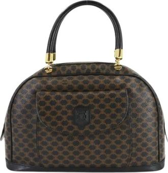 Celine Pre-owned Handbags, female, Brown, Size: ONE SIZE Pre-owned Vintage PVC Handbag