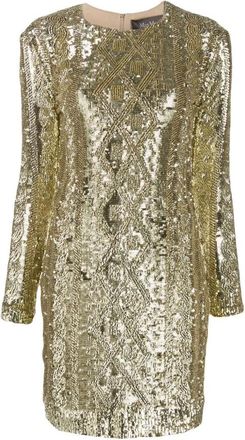 Max Mara Nicia Party Jurk - Dames - Feestkleedjes - Geel - XS - Kleedjes