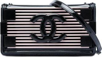 Chanel Pre-owned Vintage Flap Bag - Dames - Vintage Schoudertas - Zwart - ONE Size - Leer - Vintage