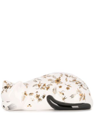 Fornasetti Fiorato cat figurine (31cm) - unisex - ceramic - One Size - White