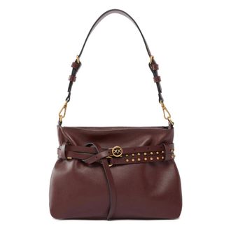 Pinko Belt Bag Mini - Dames - Schoudertassen - Bruin - ONE Size - Leer - Tassen