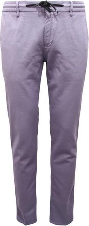Mason's Milanojogger Stretch Broek - Heren - Slim Fit Broeken - Paars - M - Broeken