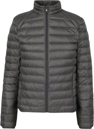 Jott Gewatteerde Jas Urban Stijl Licht Warm - Heren - Gewatteerde jassen - Grijs - 4XL - Satijn - Jassen