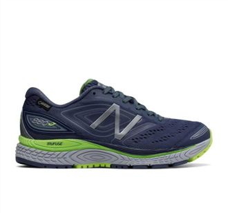 New Balance Womens 880V7 Gore-Tex Running Shoes In Navy/lime