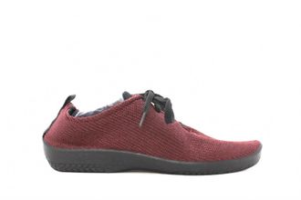 Arcopedico Womens Ls Knit Sneaker In Bordeaux