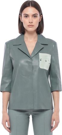 Off-white Sky Blue Tailored Solid Shirt