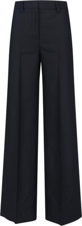 Incotex High-Waisted Wide-Leg Trousers with Pleat Details and Luxurious Finish