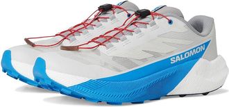 Salomon Pulsar Mens Running Shoes Lunar Rock/White/French Blue : 10.5 D - Medium