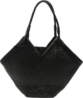 Ibeliv Trinity Medium - Dames - Shoppers - Zwart - ONE Size - Leer - Tassen