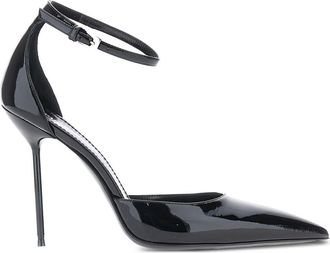 PARIS TEXAS Pointed-Toe High Heel Pumps With Ankle Strap