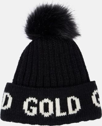 Goldbergh Hodd logo ribbed-knit beanie