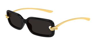 Bottega Veneta BV1439S 001 Womens Sunglasses Size 56
