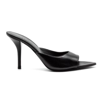 Gia Borghini Heeled Mules, female, Black, Size: 10 US Perni 04 Mules