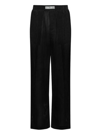 LGN Louis Gabriel Nouchi striped trousers - men - Viscose/Polyamide - S - Black