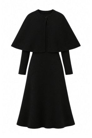 Trendyol Modest Dames Effen Midi Lang Recht Modest Jurken