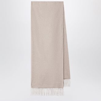 Max Mara Sciarpa color sabbia in cashmere