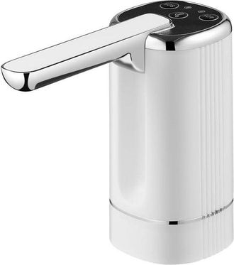 OEM Bomba El&eacute;ctrica Plegable Para Botellas De Agua, Dispensador Autom&aacute;tico De Agua Para Botellas De 1 A 5 Galones, Blanco, Acampar Y Viajar
