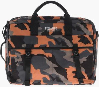 Dsquared2 3-Way Nylon Bag with Camouflage Effect size One Size