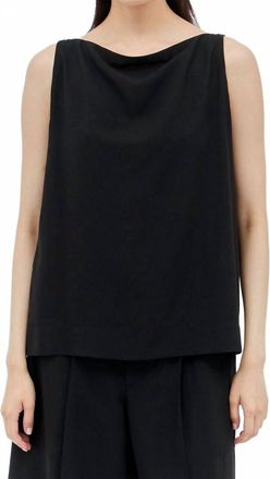 Issey Miyake Womens Two As One Top In Black