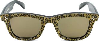 Kàdor Occhiali da sole squadrati Solemio leopardati - Marrone