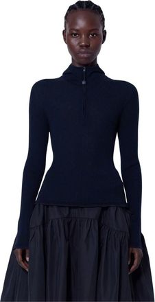 Cecilie Bahnsen Cbbelma Hoodie - - Sweatshirts & Hoodies - Donna - Blu - L