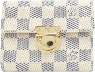 Louis Vuitton Pre-owned Wallets, female, White, Size: ONE SIZE Pre-owned Vintage Canvas Wallet