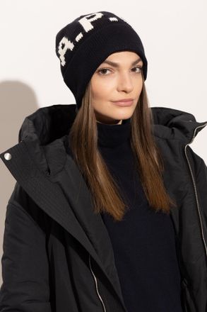 A.P.C. Cap With Logo, Unisex, Black
