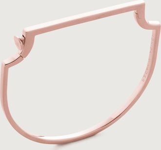Monica Vinader Rose Gold Signature Slim Bangle