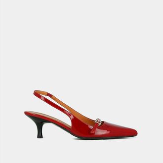 Jonak Leren slingback pumps Damoiselle