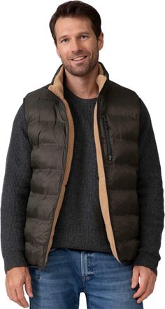 Free Country Mens Pine Creek Quilted Reversible Vest