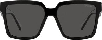 Prada Zonnebril - unisex - Zonnebrillen - Zwart - 56 MM - Accessoires