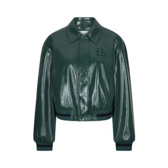 Dante6 Dalyn bomberjack - Dames - Jassen - Groen - Maat: XL Leer