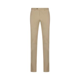 Pantaloni Torino Chinos, male, Beige, Size: XL Travel Super Slim Trousers