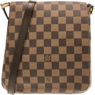 Louis Vuitton Pre-owned Cross Body Bags, female, Brown, Size: ONE SIZE Pre-owned Musette Salsa Damier Shoulder Bag