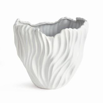 Napa Home & Garden Kingsley White Clay Vase at Nordstrom
