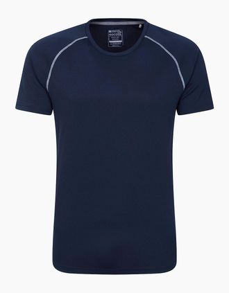Mountain Warehouse Mens Mountain Warehouse Mens Endurance Breathable T-Shirt - Navy - Size: 46/Regular