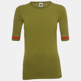 M Missoni Green Knit Top