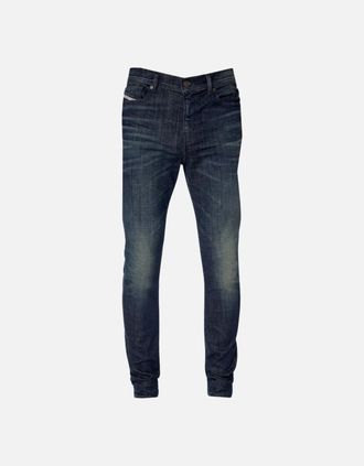 Diesel Mens Diesel 1983 Dark Blue Denim Skinny Jeans - Navy - Size: 33/32