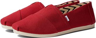 Toms Classic Alpargata Mens Flat Shoes Red 1 : 10.5 D - Medium, Canvas