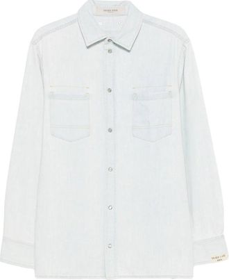 Golden Goose Journey Ms Over Shirt Pedro Pastel Full Sky Wash
