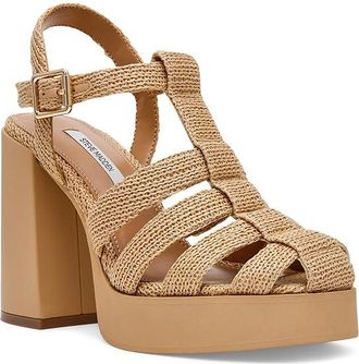 Steve Madden Teller Womens Shoes Natural Raffia : 7.5 M, Synthetic
