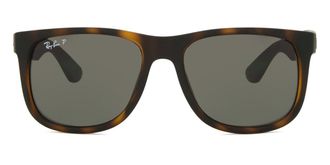 Ray-Ban RB4165F Justin Asian Fit Polarized 865/87 Mens Sunglasses Tortoiseshell Size 55