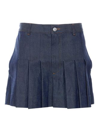 A.P.C. Mini Jupe Pliss&eacute;e