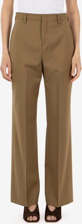 BRIGLIA 1949 Pantaloni palazzo in lana olio