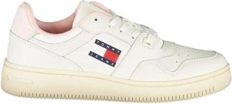 Tommy Hilfiger Witte Polyester Sneakers - Dames - Sneakers - Wit - 36 EU - Polyester - Schoenen