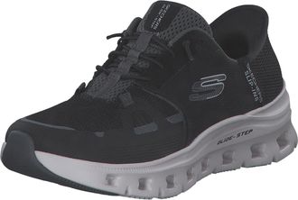 Skechers Womens Glide-Step Pro Slip-On Sneakers, Black Mesh/Charcoal Trim, 5.5 UK