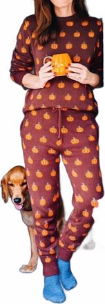 Kiel James Patrick Country Pumpkin Joggers In Brown
