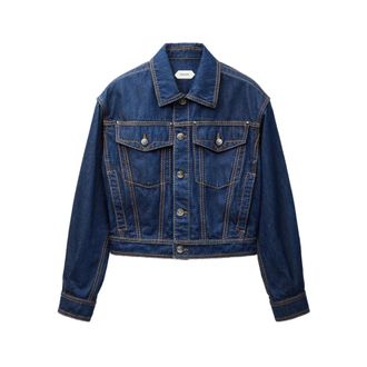 Versace Slim-fit Denim Blouson Jacket - female - Versace - Denim Jackets - Blue - XS - Jackets